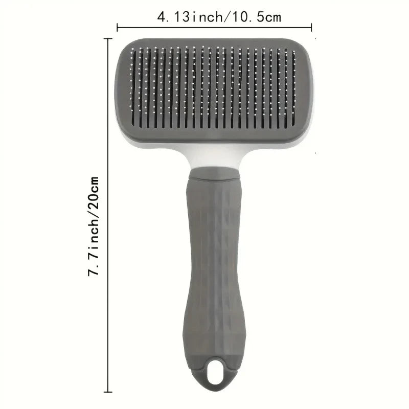 Self-Cleaning Pet Grooming Brush